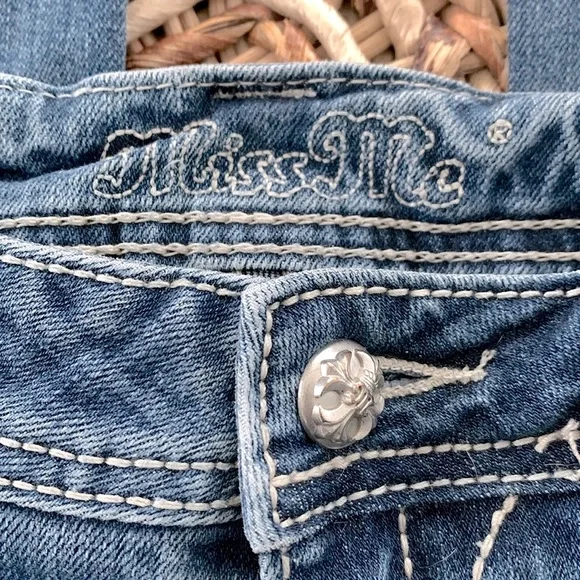 Miss Me Peace Sign #JP5356B Boot Jean - Picture 12 of 15